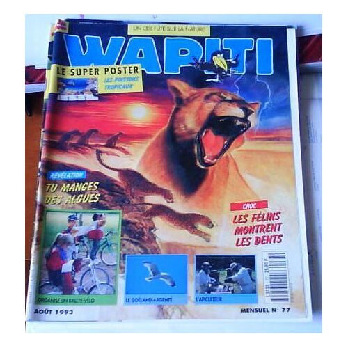 Wapiti  N° 77 : Les Félins Montrent Les Dents