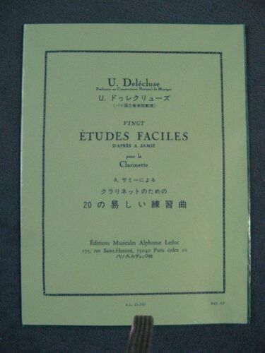 20 Etudes Faciles D'apres Samie Clarinette