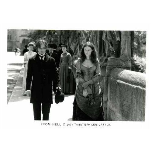 Johnny Depp - From Hell - Photo De Presse Argentique Noir Et Blanc - Format 13x18 Cm