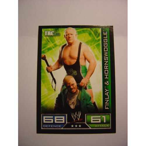 Wwe Slam Attax Trading Card Game Finlay & Hornswoggle