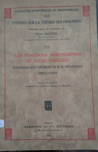 Les Fonctions Méromorphes Et Leurs Dérivées