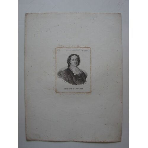 Gravure, Reproduction, Tableau Sur Papier Dessin De Spirito Fleschir (Esprit Fleschir), Xixe Siècle