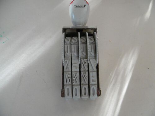 Tampon Numéroteur 4 Chiffres 20mm Trodat