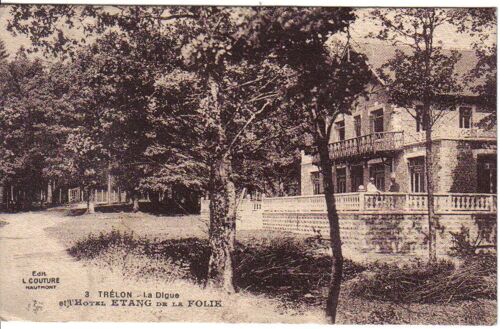 Cpa Écrite En 1929, Réf : 3 Trelon, La Digue