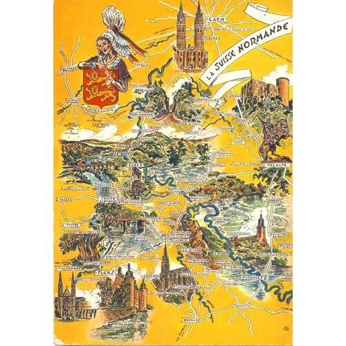 La Suisse Normande Avec Le Blason(Ref 9)