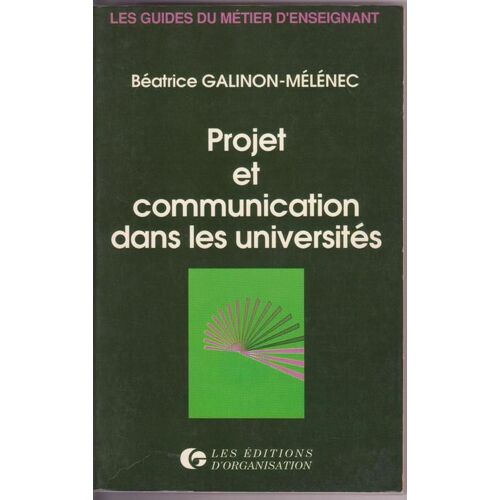 Projet Et Communication Dans Les Universités