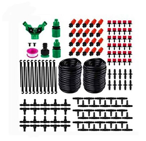 Système d'irrigation d'arrosage Goutte à Goutte Micro, arroseur de kit d'auto-arrosage de Plantes de Patio Bricolage pour Paysage de Jardin