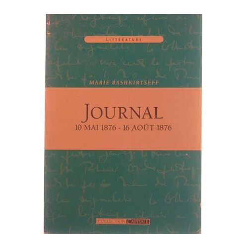 Journal : 10 Mai 1876 - 16 Aout 1876