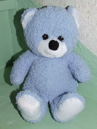 Ours Doudou Nounours Passeport Tendresse Bleu Blanc Peluche De 30 Cms