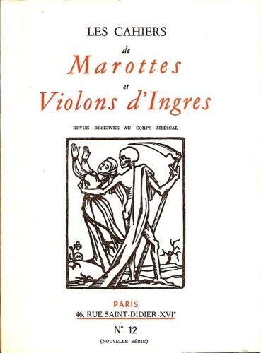 Les Cahiers De Marotte Et Violons D'ingres    N° 12  ( Nouvelle Série )  Mars-Avril 1951