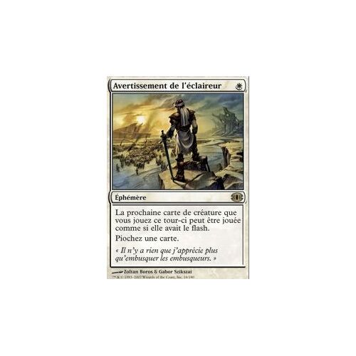 Avertissement De L'éclaireur  - Magic Mtg - Vision Avenir 16 - R