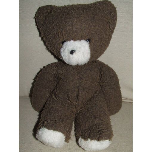 Ancienne Peluche écureuil Boulgom - Étiquette Noire - Hauteur 28 Cm