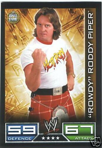 Wwe Slam Attax Trading Card Game Rowdy Roddy Piper