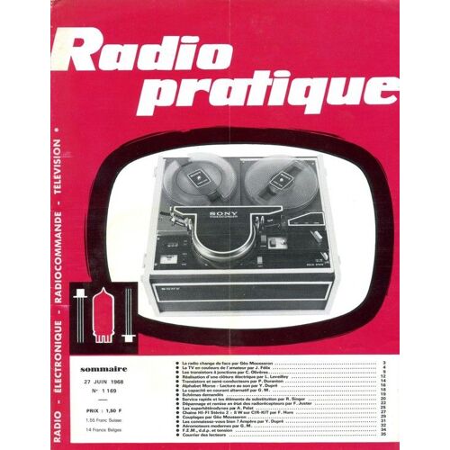 Radio Pratique  N° 1169 : Radio - Électronique - Radiocommande - Télévision