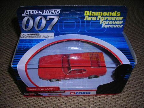 Voiture Collection Métal James Bond 007 Corgi Modèle Mustang Mach 1 Ty 02102 Du Film « Diamonds Are Forever »-Corgi