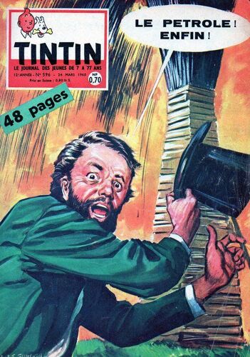 Tintin N° 596 Du 24/03/1960