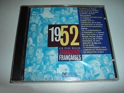 Cd Les Plus Belles Chansons Francaises Annee 1952