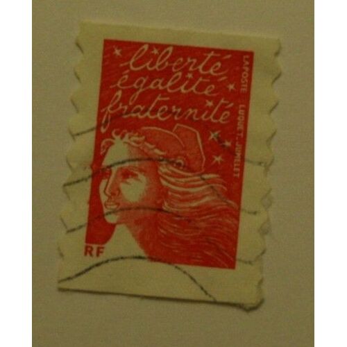 Marianne Du 14 Juillet 2001 De Luquet Légende Rf Validité Permanente Rouge Oblitéré