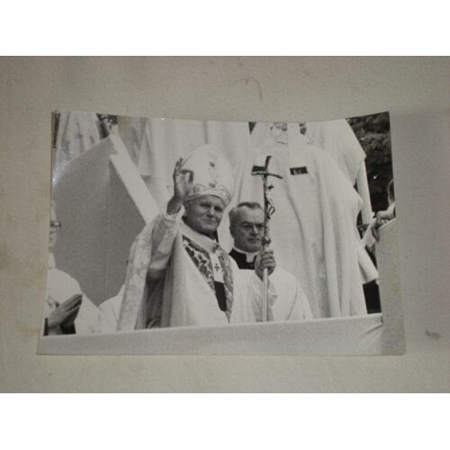 Photo Papier Jean Paul Ii - Passage Du Pape À Paris En 1980