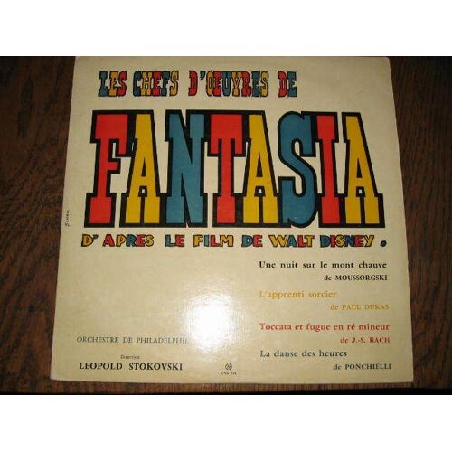 Fantasia D'apres L'oeuvre De Walt  Disney D'apres Le Film