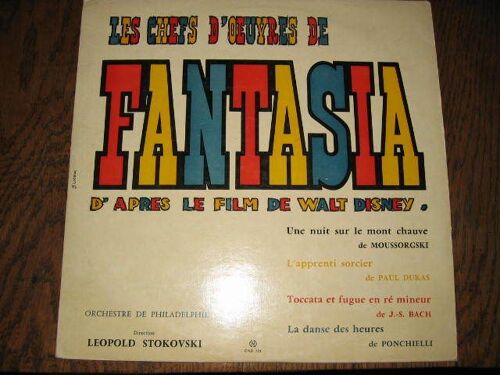 Fantasia D'apres L'oeuvre De Walt  Disney D'apres Le Film