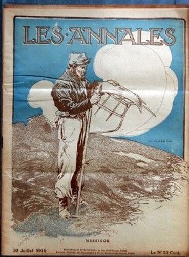 Annales (Les) N° 1727 Du 30/07/1916