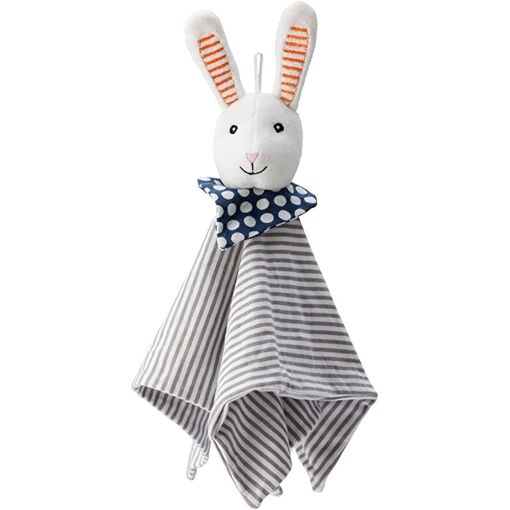 FINE-Serviette de Bébé Jouets3pcs Doudou Lapin Mouchoir Serviette Apaisante d'Eveil Bébé pour