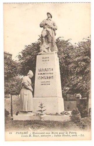 Paramé - Monument Aux Morts Pour La Patrie