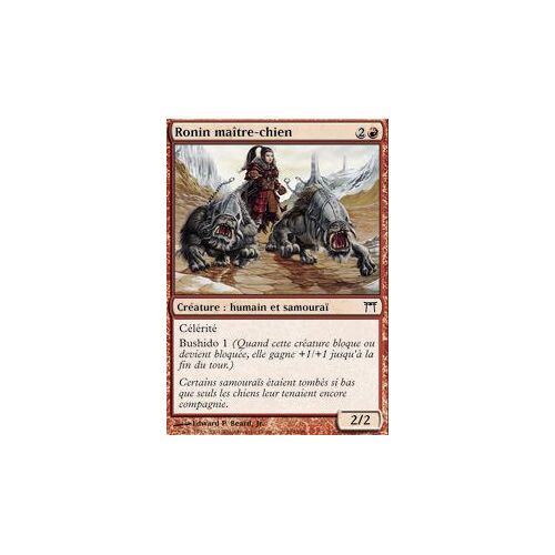 Ronin Maître-Chien - Guerrier De Kamigawa - Commune