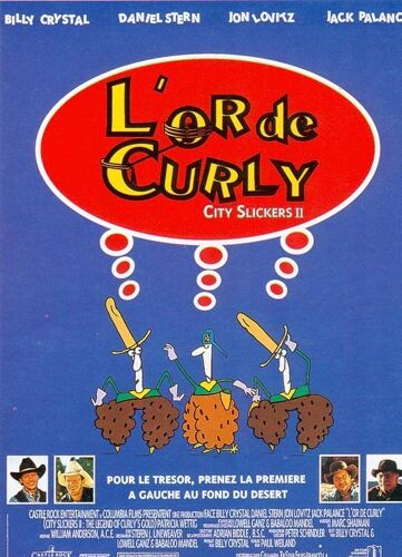 L'or De Curly - Affiche De Cinema - Format 120x160 Cm