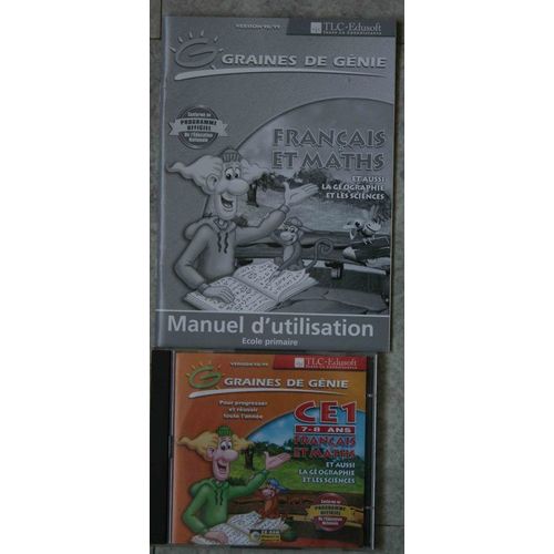 Graines De Génie Ce1 7-8 Ans Français Et Maths