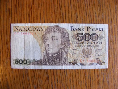 500 Zlotych 1982 Pologne