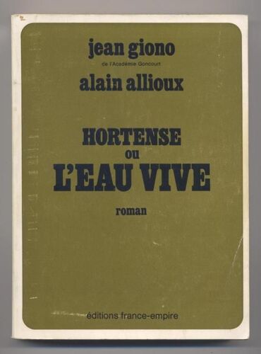 Hortense Ou L'eau Vive