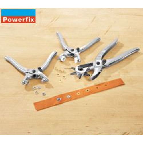 Powerfix set de 3 : Pinces emporte-piéce - à oeillet - pression