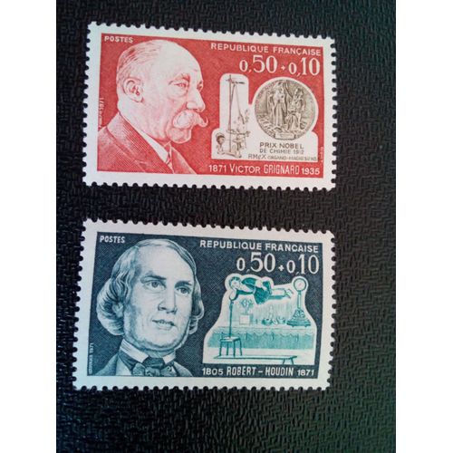 Timbre France Yt 1669 - 1690 Personnages Célèbres 1971 ( 030404 1 )