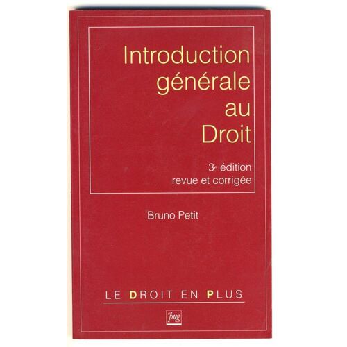 Introduction Générale Au Droit