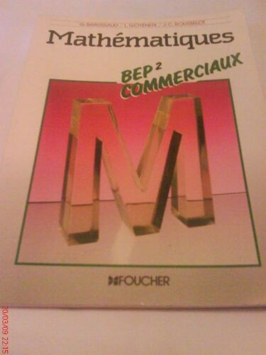 Mathématiques - Bep 2 Commerciaux
