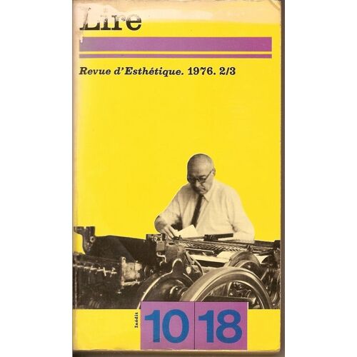 Revue D'esthétique N° 2, Lire