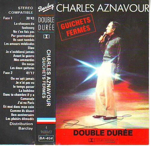 Charles Aznavour - Guichets Fermés - Double Durée