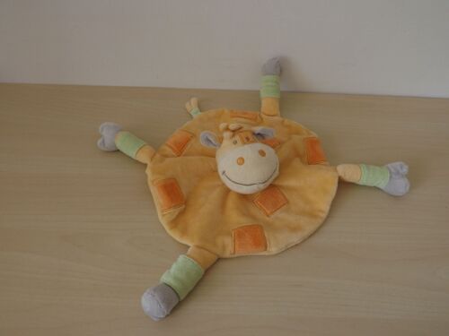 Doudou Girafe Orange Verte Kimbaloo