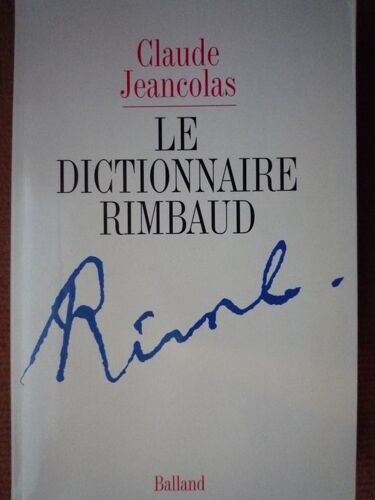 Dictionnaire Rimbaud
