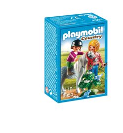 Playmobil 6950 - Cavalière avec soigneur et poney