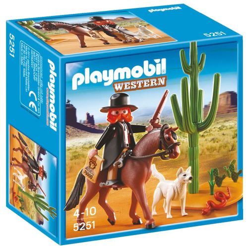 Playmobil 5251 - Shérif À Cheval Avec Chien