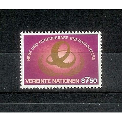 Nations Unies  Vienne Annee 1981 N° 20 Neuf