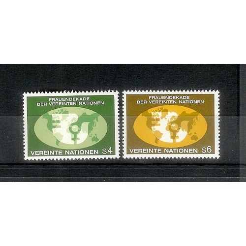 Nations Unies  Vienne Annee 1980   Neufs N° 9 /10