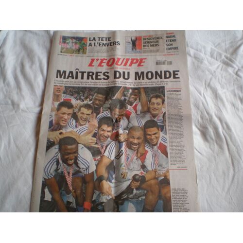Equipe (L')  N° 19934 : Maitres Du Monde