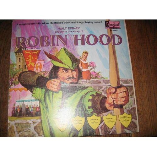Robin Hood ' Robin Des Bois  Original  Magnificent Full Colour Illustrated Record