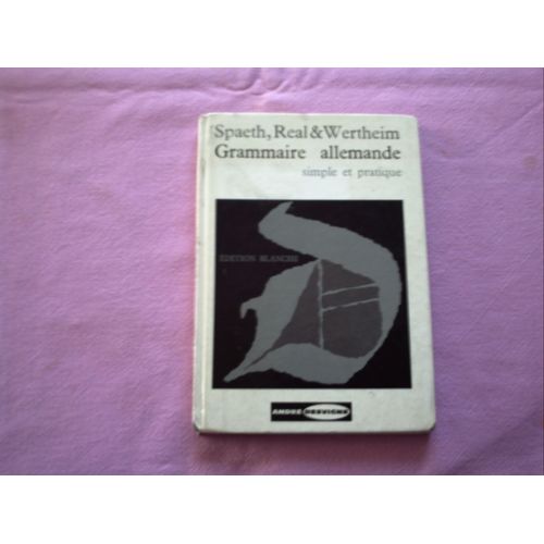 Grammaire Allemande Simple Et Pratique