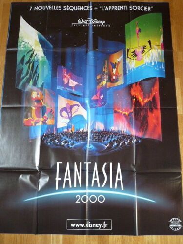 Fantasia 2000 / Walt Disney - Affiche De Cinéma 120 Cm X 160 Cm