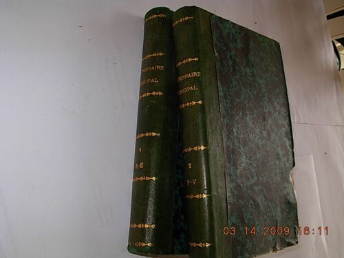 Dictionnaire Municipal, Ou Manuel Analytique Et Complet D'administration Communale _ A L'usage Des Maires, Adjoints, Conseillers Municipaux, Secretaires De Mairies, Des Receveurs Des...